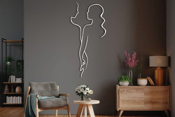 Contour Connection Metal Wall Art