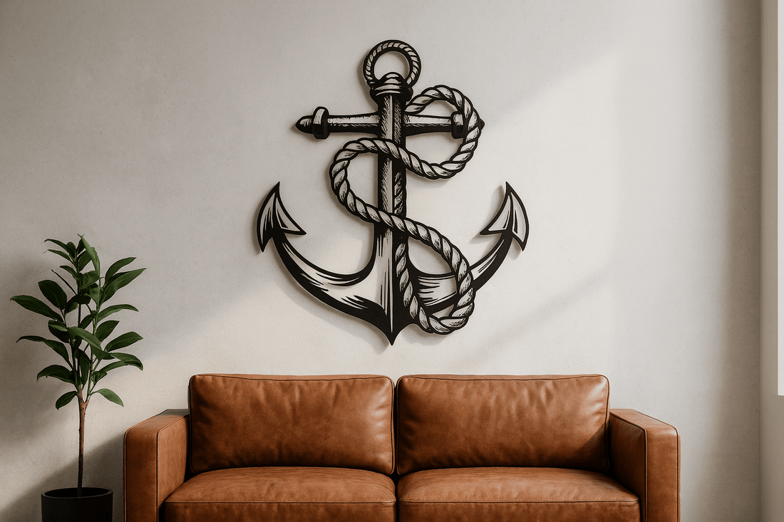 Atlas Anchor Metal Wall Art - MET - AL