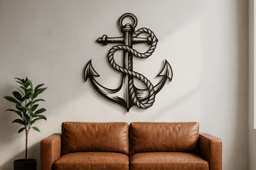 Atlas Anchor Metal Wall Art - MET - AL