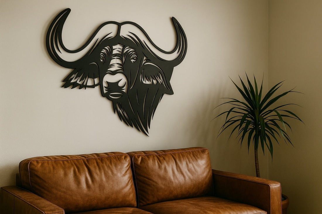 Buffalo Metal Wall Art - MET - AL