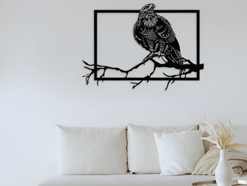 Eagle Frame Metal Wall Art - MET - AL