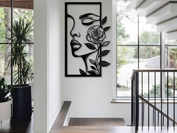 Floral Reverie Metal Wall Art - MET - AL