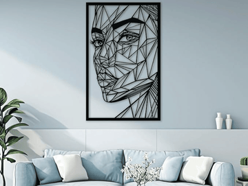 Fragmented Beauty Metal Wall Art - MET - AL