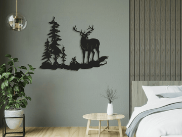 Whispers of the Forest Metal Wall Art - MET - AL