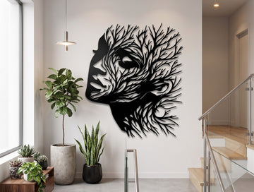 Branches of Being Metal Wall Art