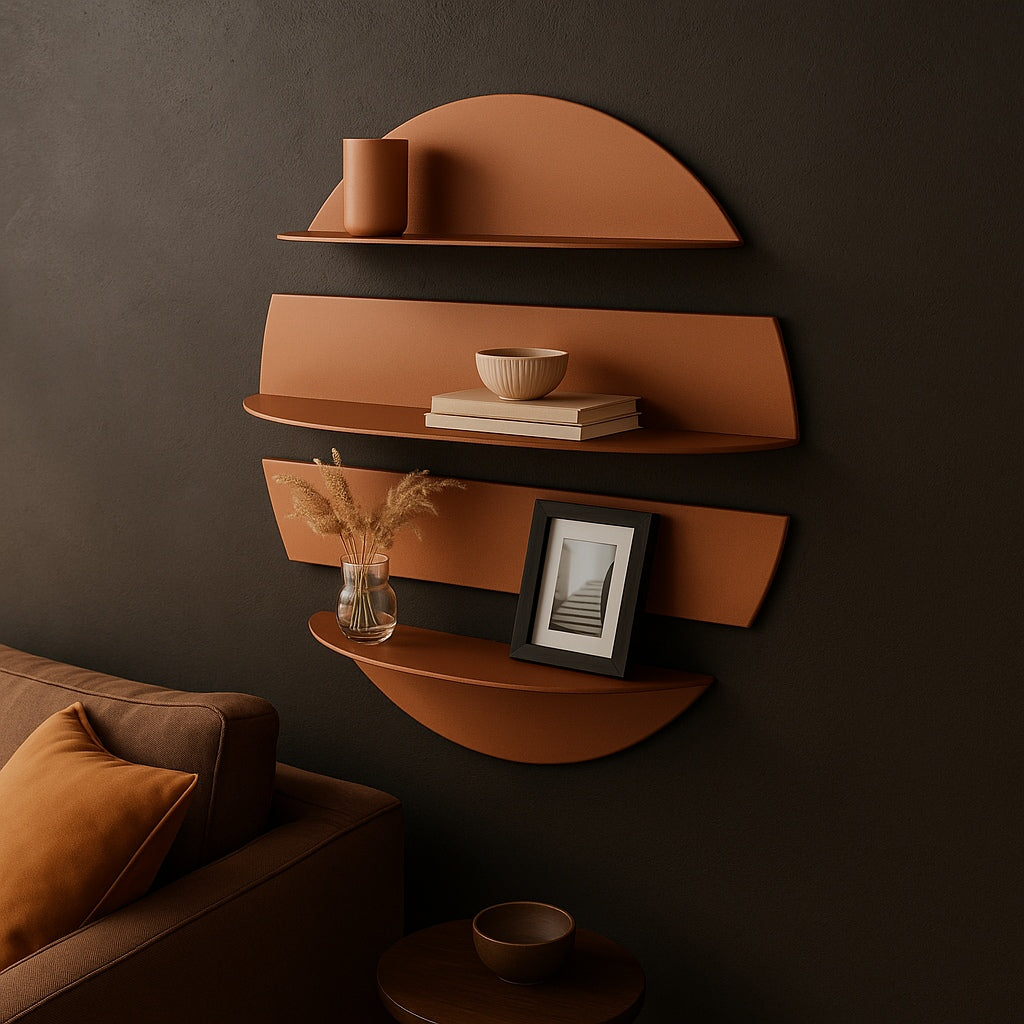 ArcFloat Metal Floating Shelf