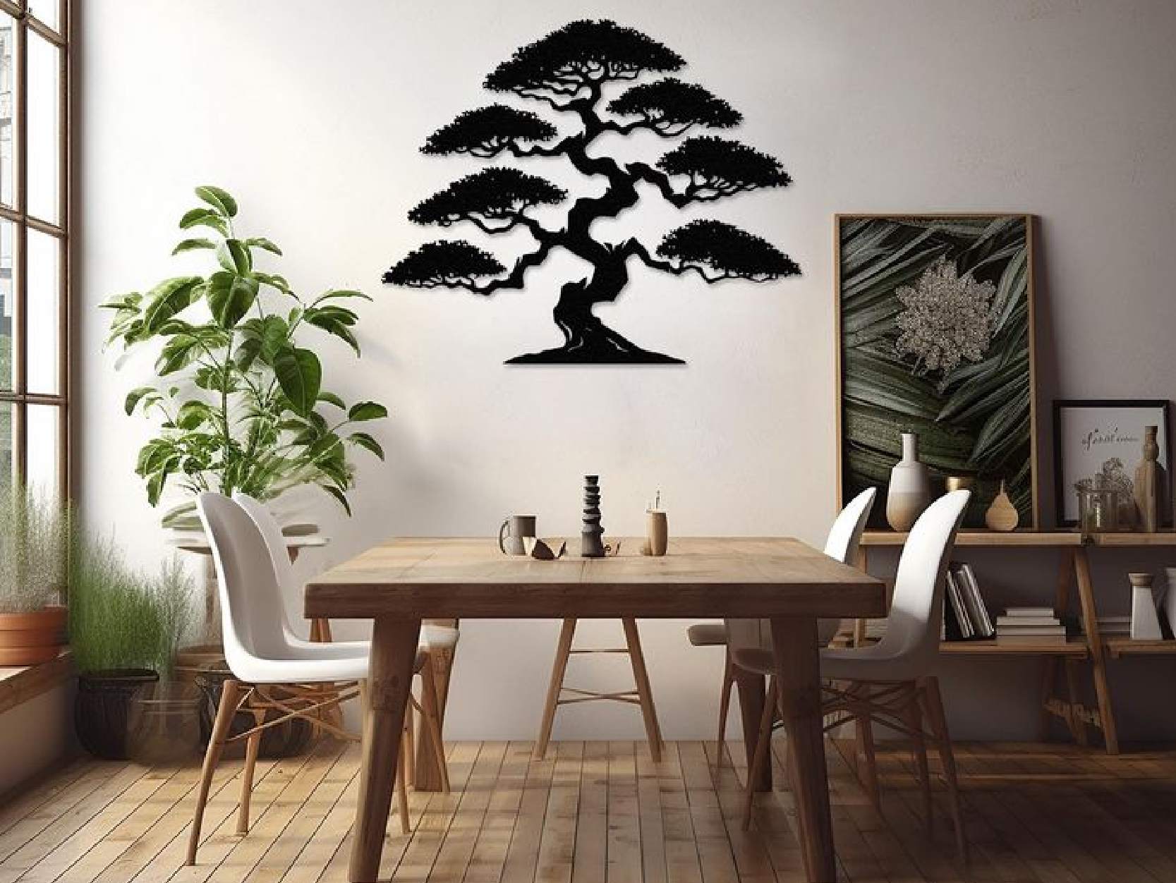 Bonsai Beauty Metal Wall Art
