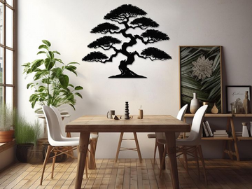 Bonsai Beauty Metal Wall Art