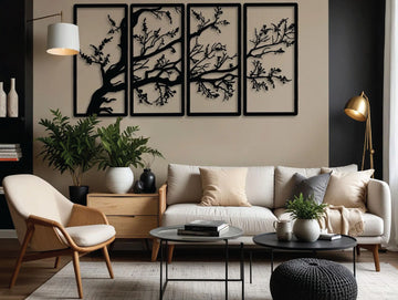 Branches of Harmony Metal Wall Art