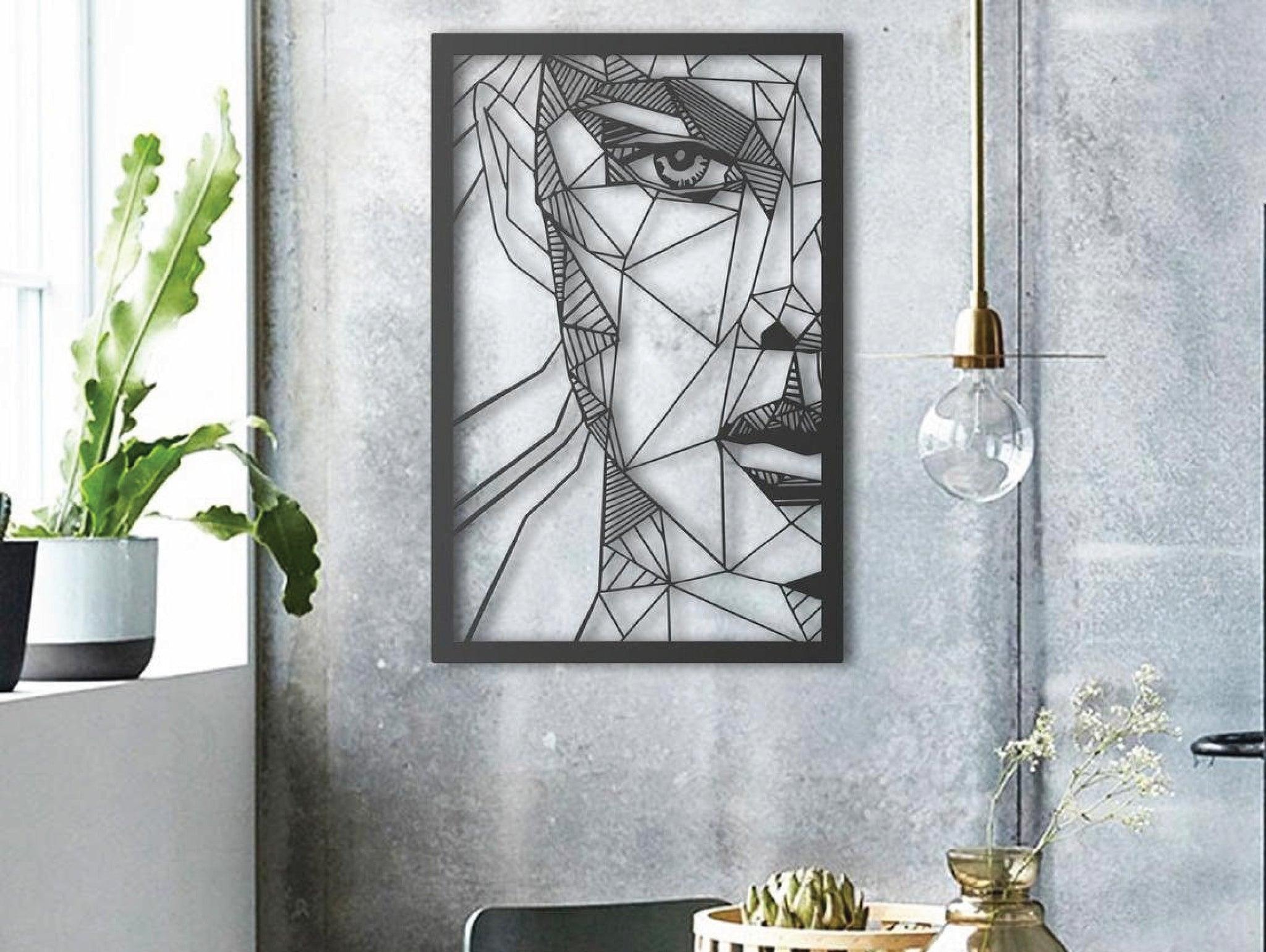 Facets of Elegance Metal Wall Art