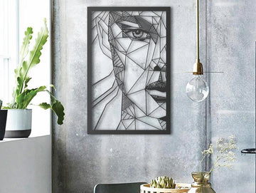 Facets of Elegance Metal Wall Art