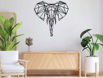 Geo Tusks Metal Wall Art