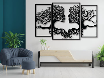Intertwined Metal Wall Art