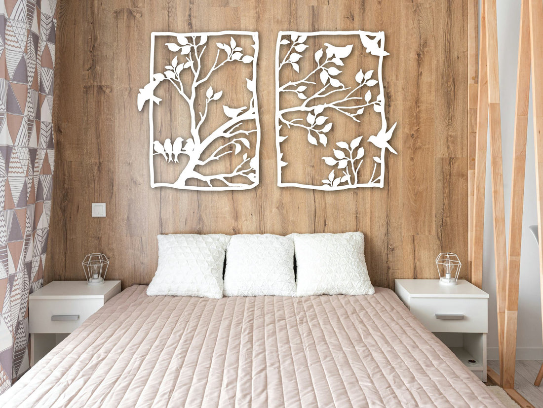 Curvilinear Songs Metal Wall Art