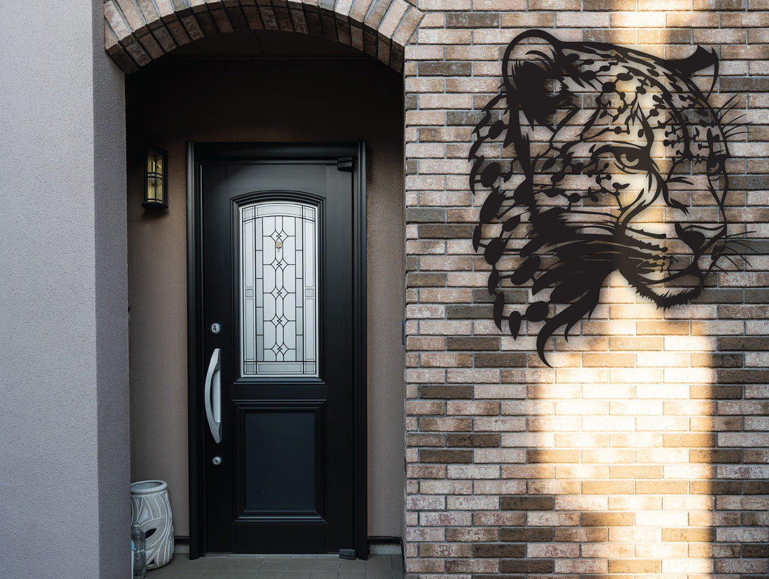 Leopard Metal Wall Art