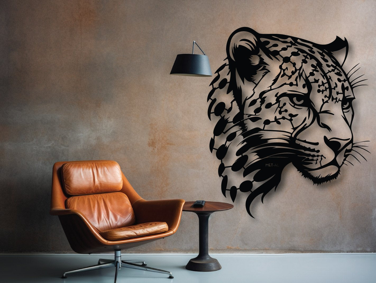 Leopard Metal Wall Art