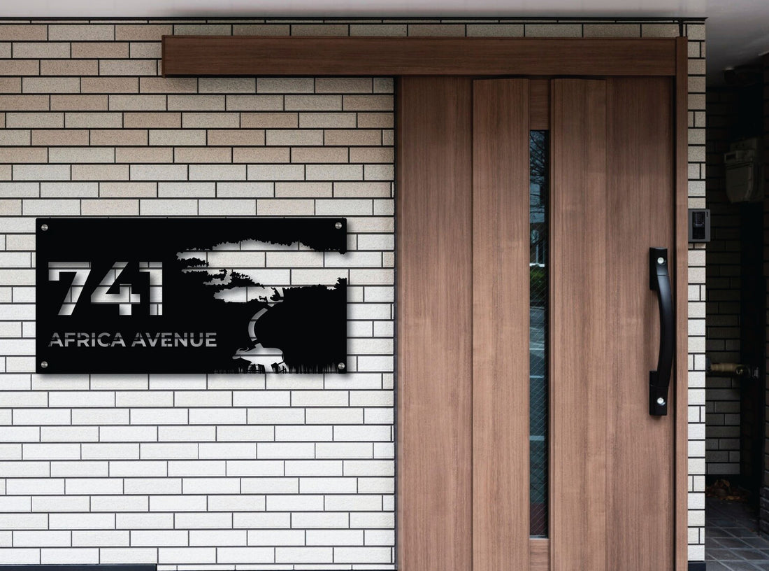 The Africa Metal House Number