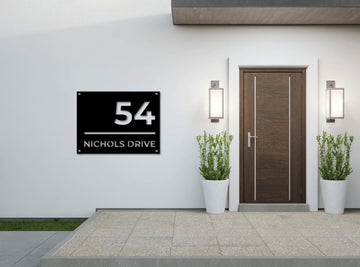 The Urban Metal House Number