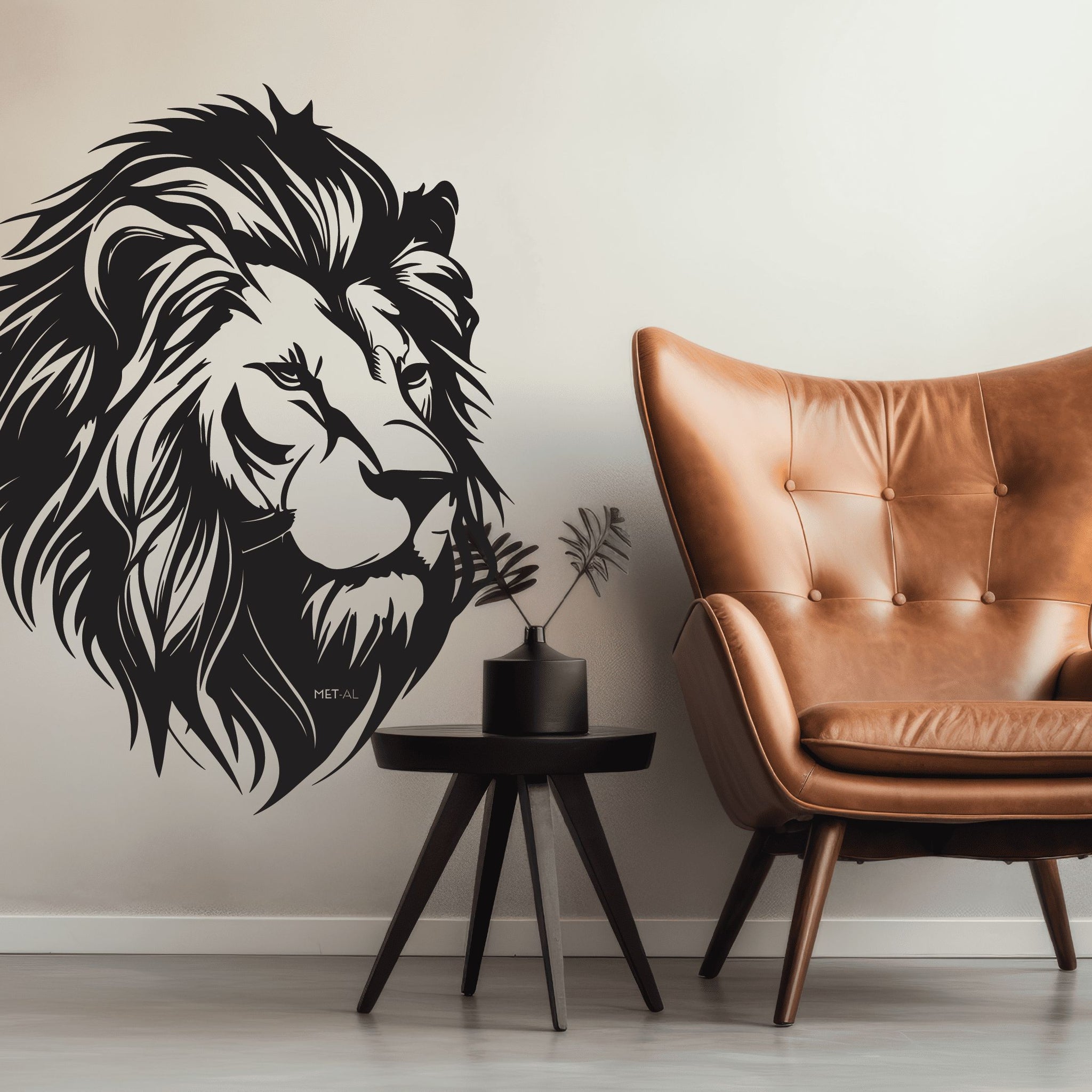 Lion Metal Wall Art