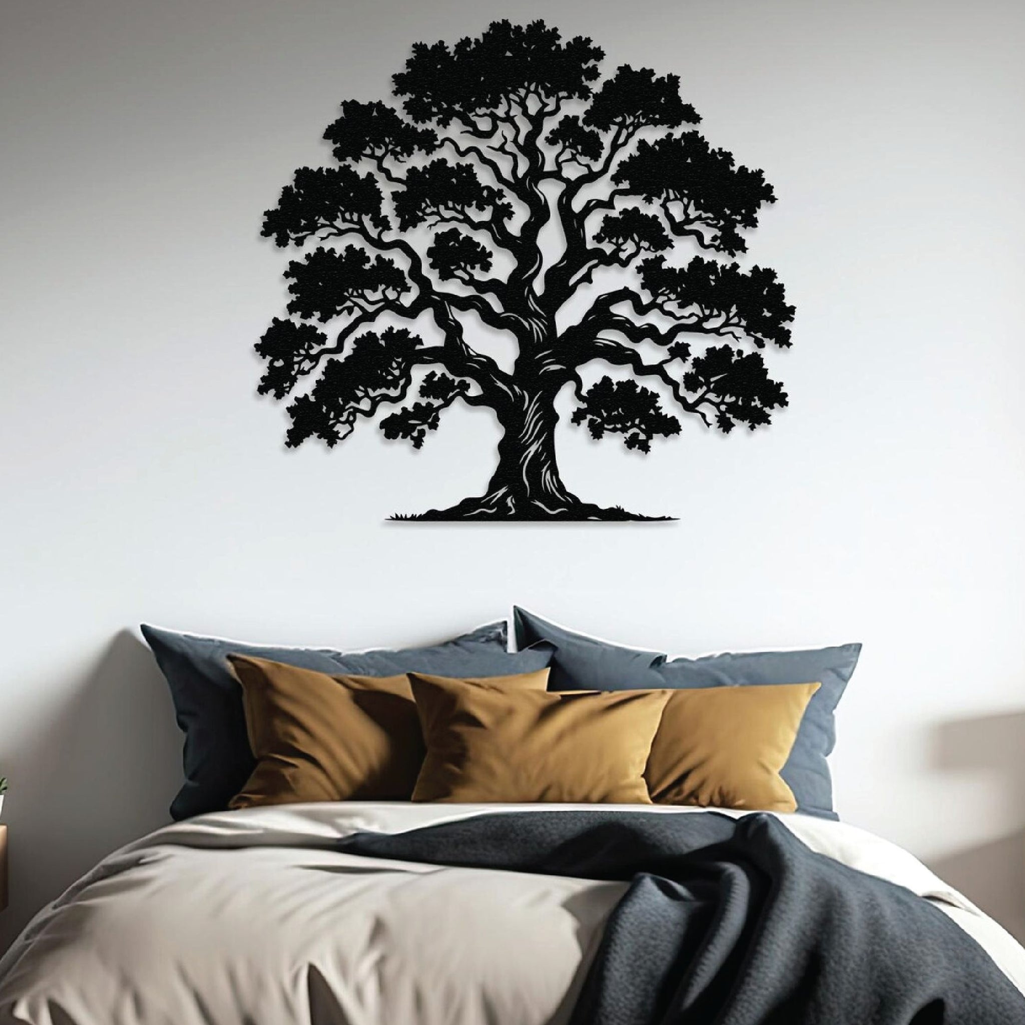 Oak Tree Metal Wall Art