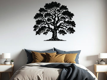 Oak Tree Metal Wall Art