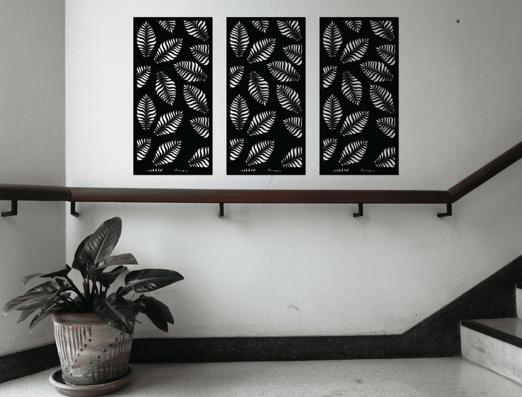 Scattered Leaves Decorative Panel