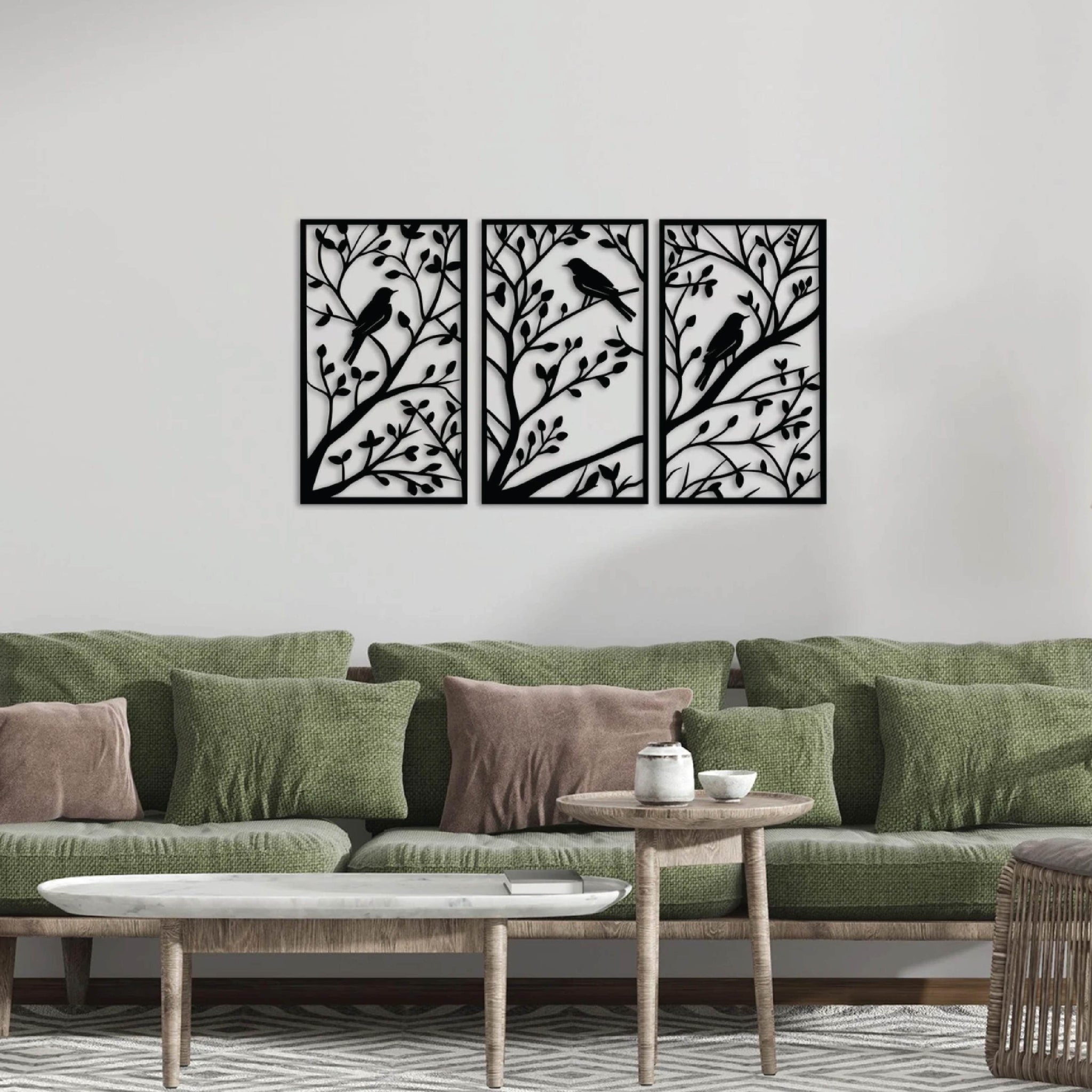 Branches of Song Metal Wall Art