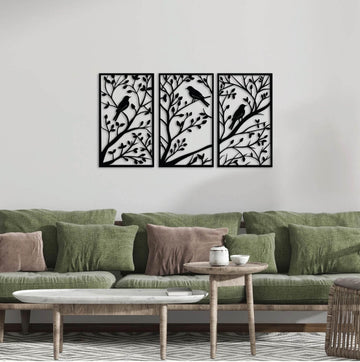 Branches of Song Metal Wall Art