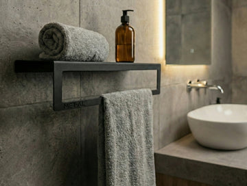 FrameLine Stainless Steel Shelf & Towel Holder
