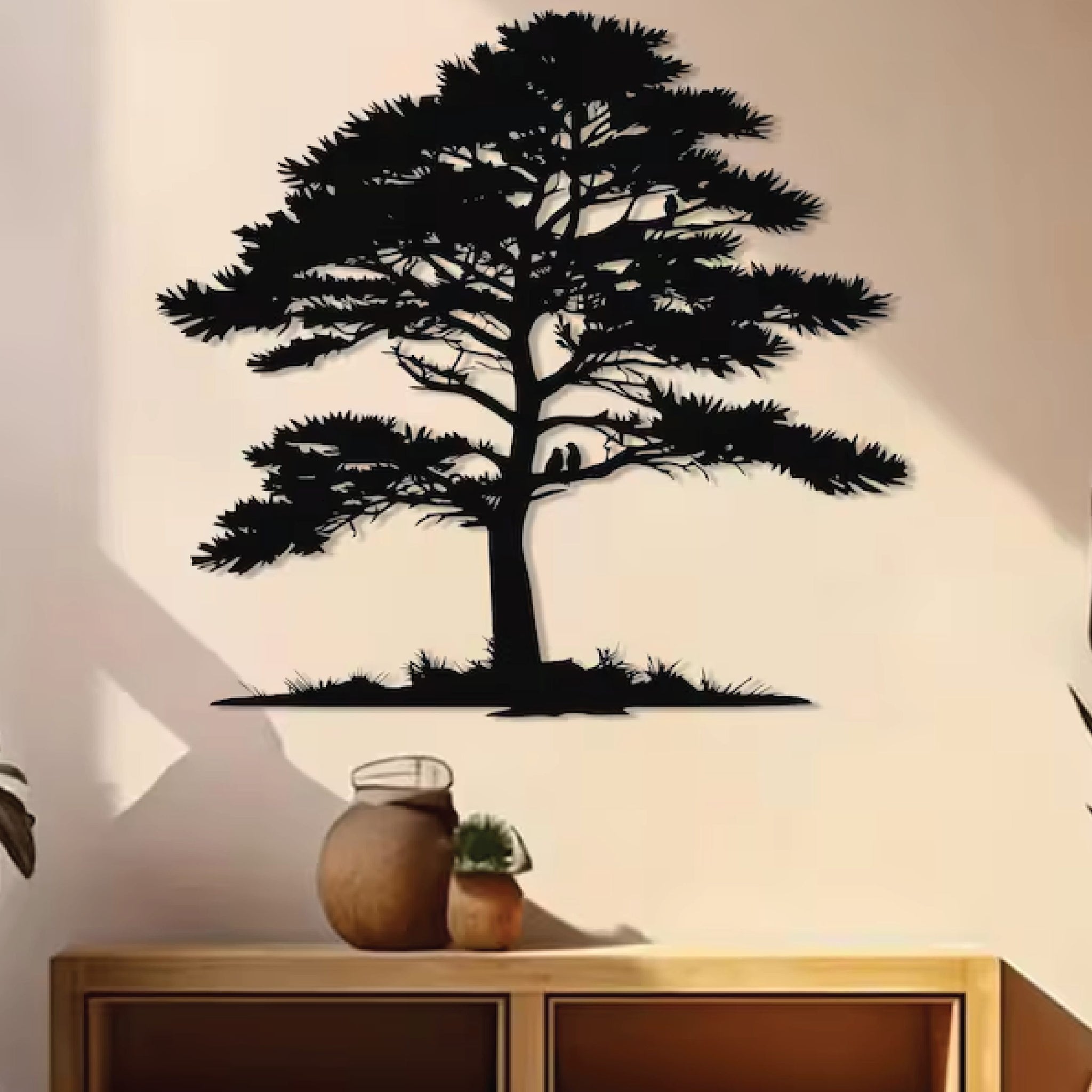 Whispering Pine Metal Wall Art