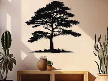 Whispering Pine Metal Wall Art
