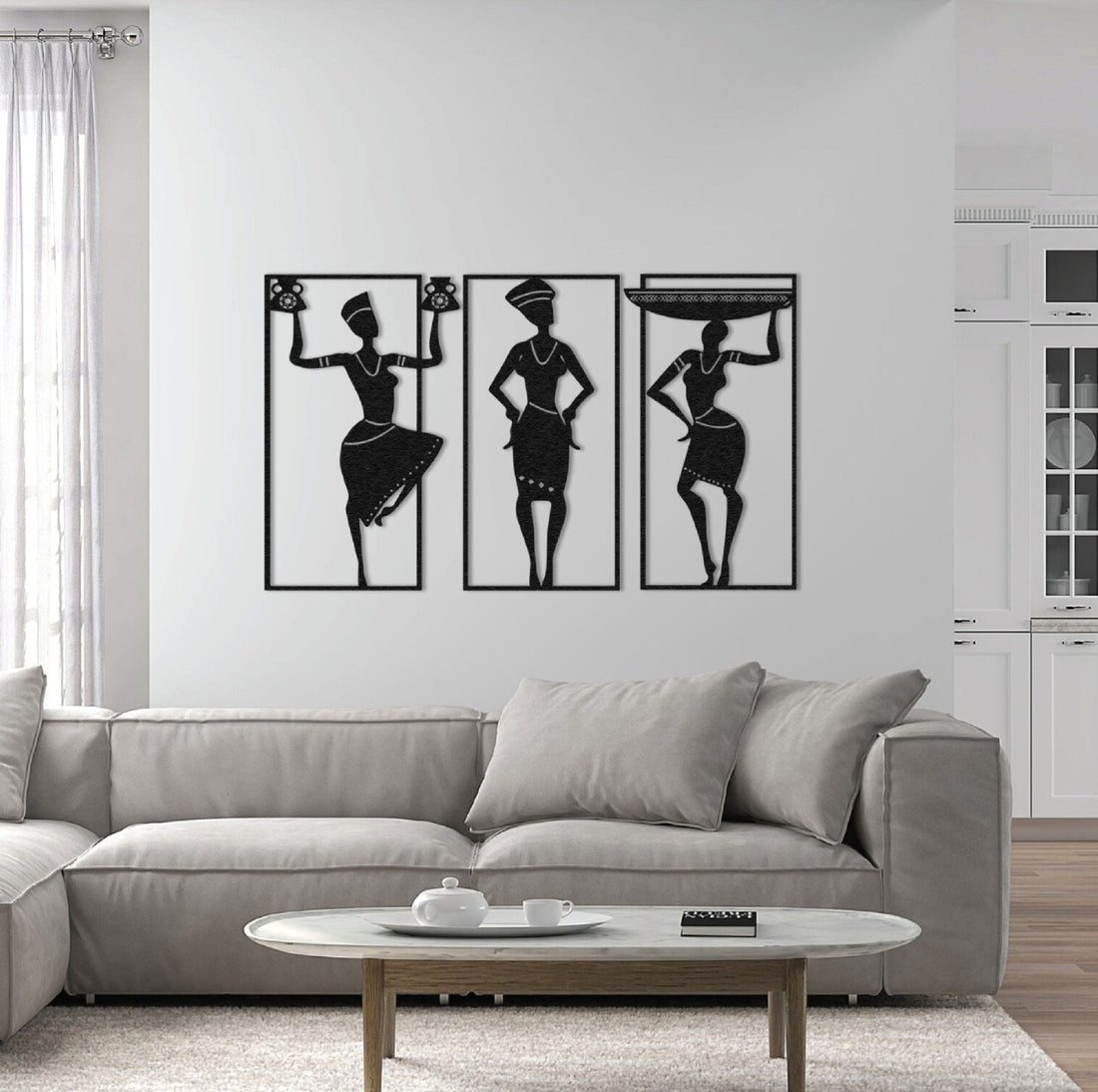 Africa Boho Metal Wall Art - MET - AL