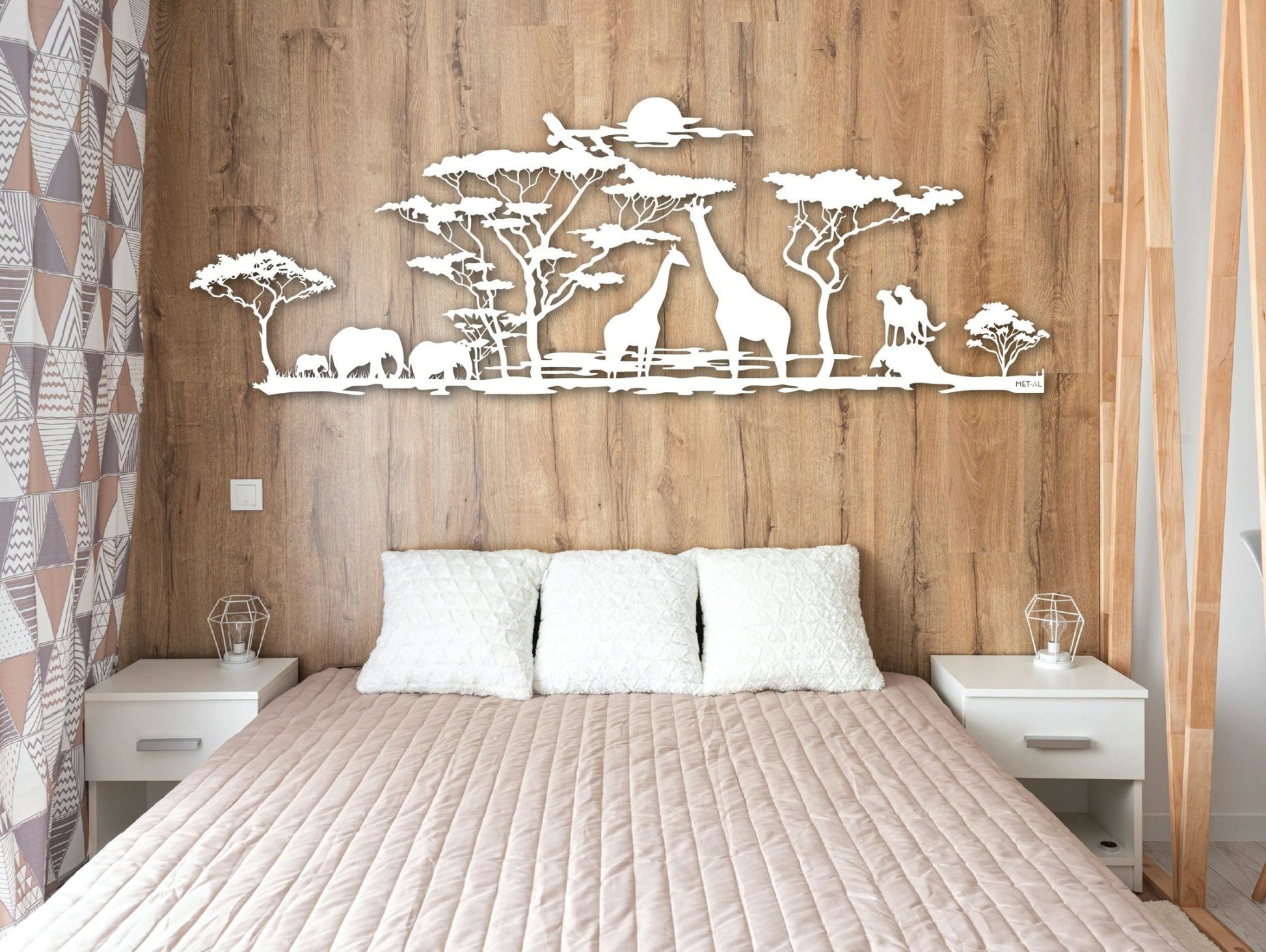 African Plane Metal Wall Art - MET - AL
