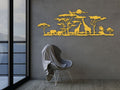 African Plane Metal Wall Art - MET - AL