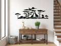 African Plane Metal Wall Art - MET - AL
