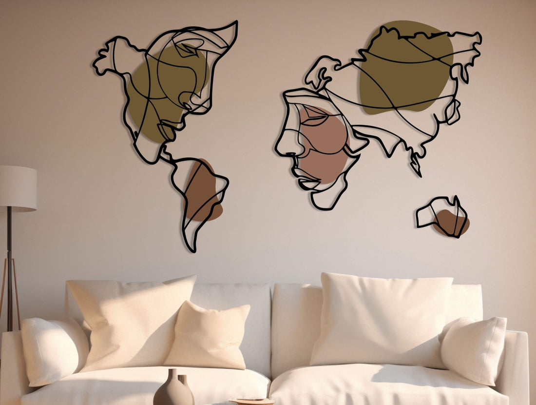 Art Of Atlas Metal Wall Art - MET - AL