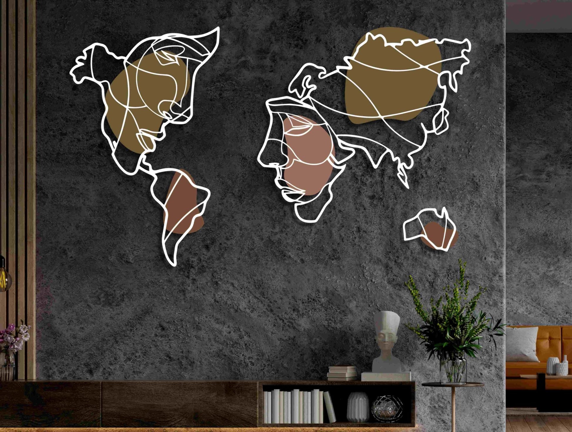 Art Of Atlas Metal Wall Art - MET - AL