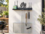 Between The Posts Braai Utensil Holder and Shelf - MET-AL