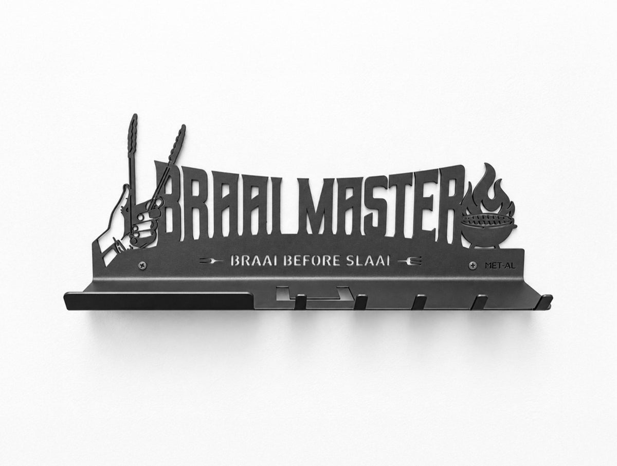 Braai Master Braai Utensil Holder and Shelf - MET-AL