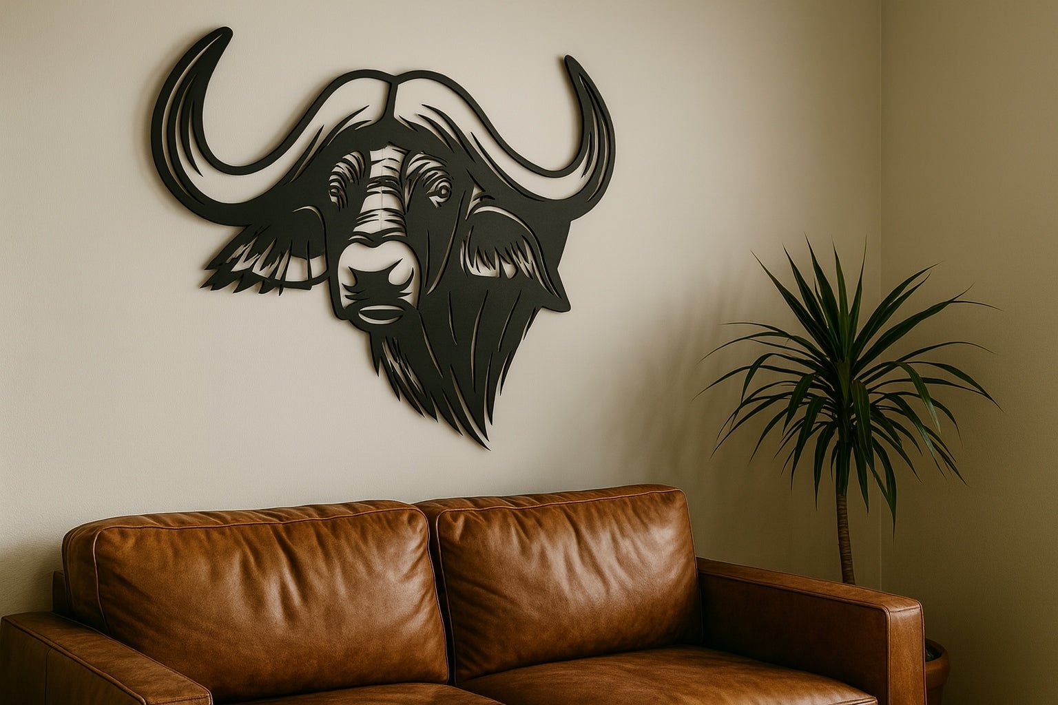 Buffalo Metal Wall Art - MET - AL
