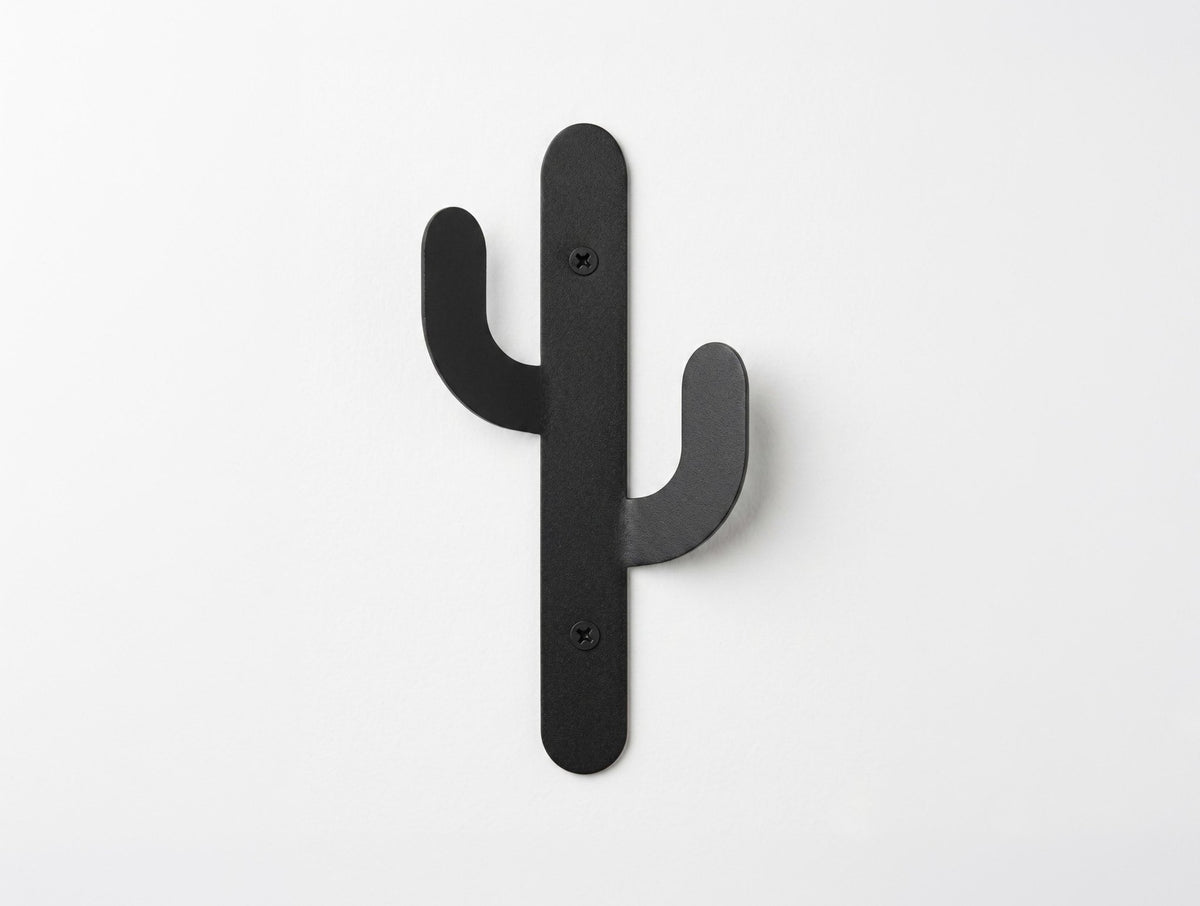 Cactus Hooks Metal Wall Art - MET - AL