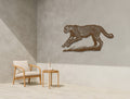 Cheetah in Stride Metal Wall Art - MET - AL
