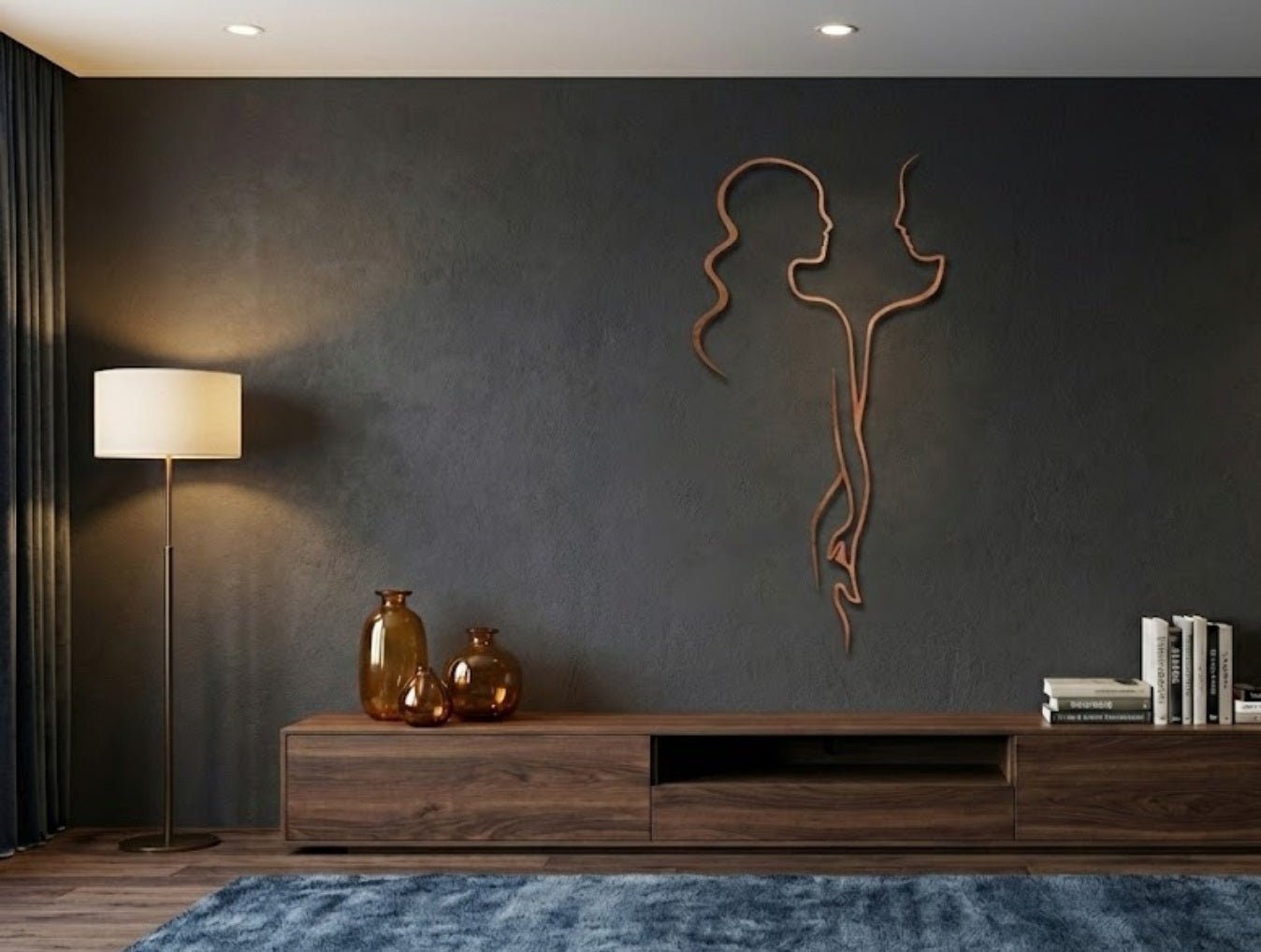 Contour Connection Metal Wall Art - MET - AL