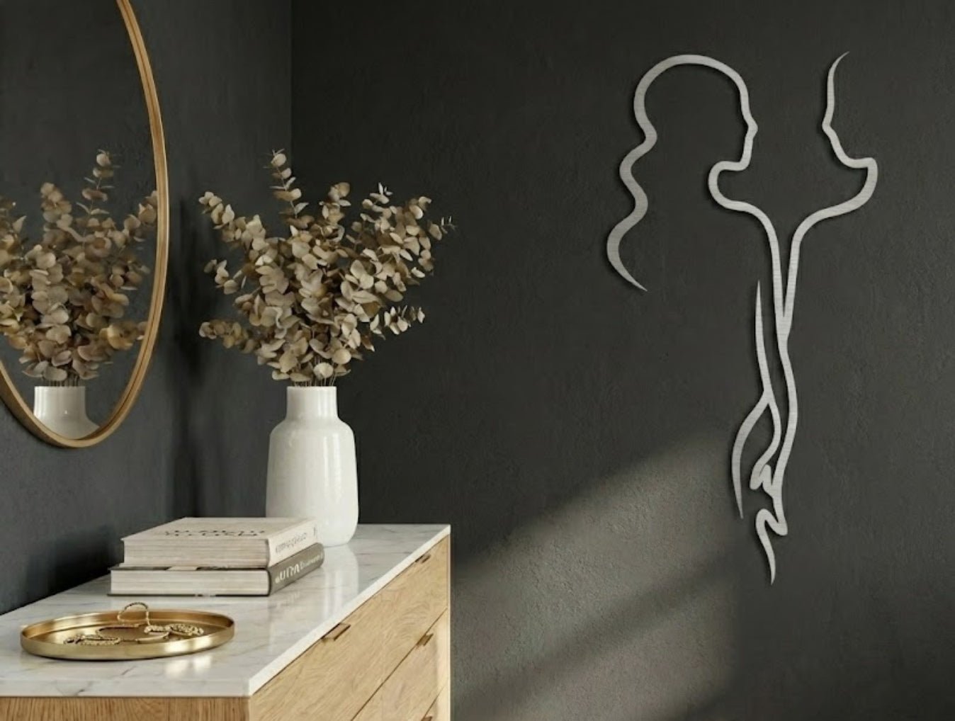 Contour Connection Metal Wall Art - MET - AL