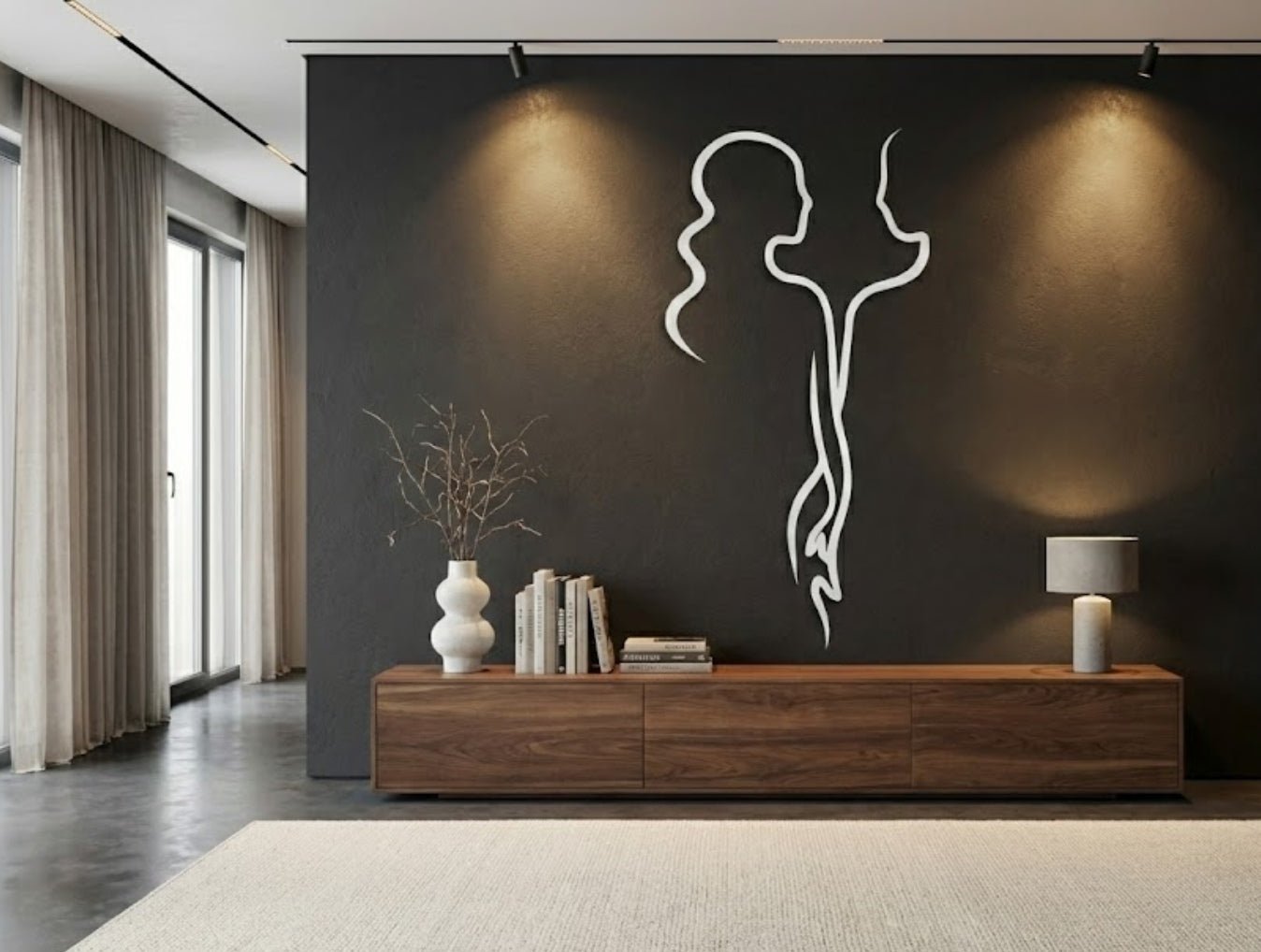 Contour Connection Metal Wall Art - MET - AL