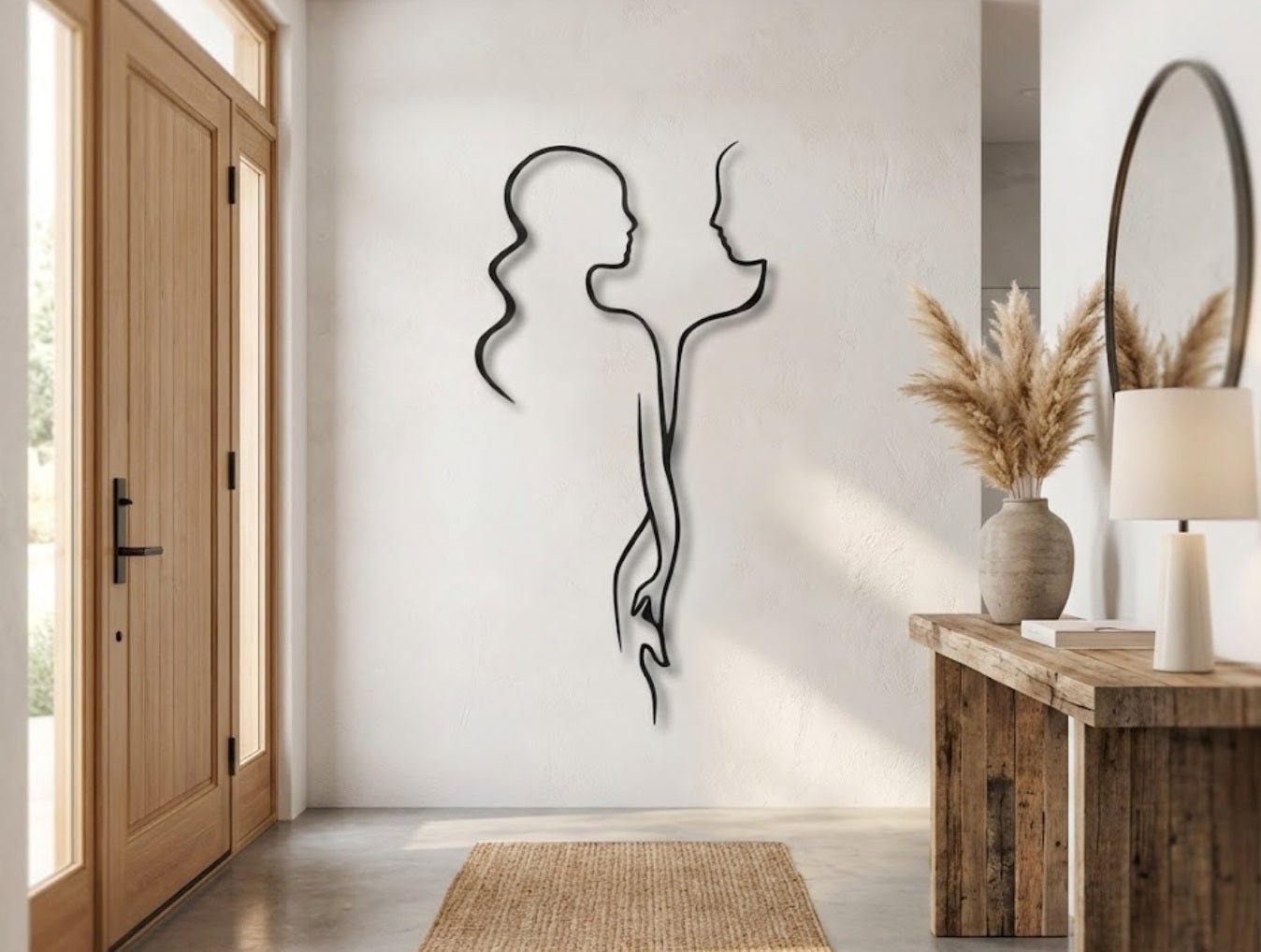 Contour Connection Metal Wall Art - MET - AL