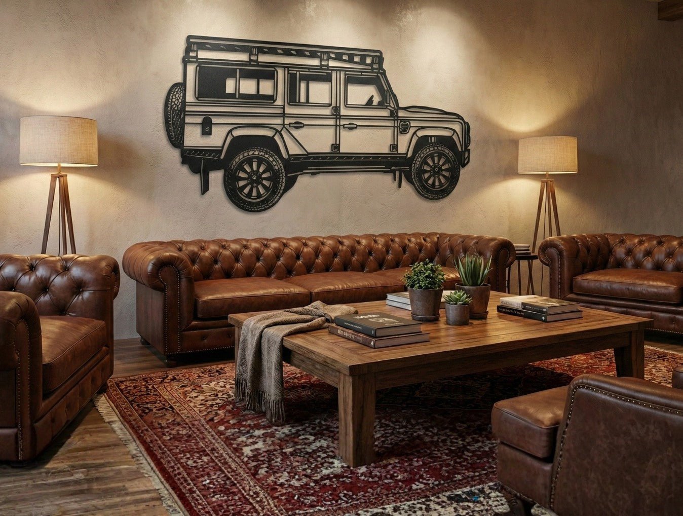 Defender 110 Metal Wall Art - MET - AL