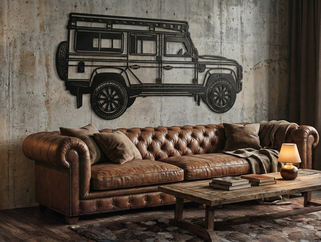 Defender 110 Metal Wall Art - MET - AL