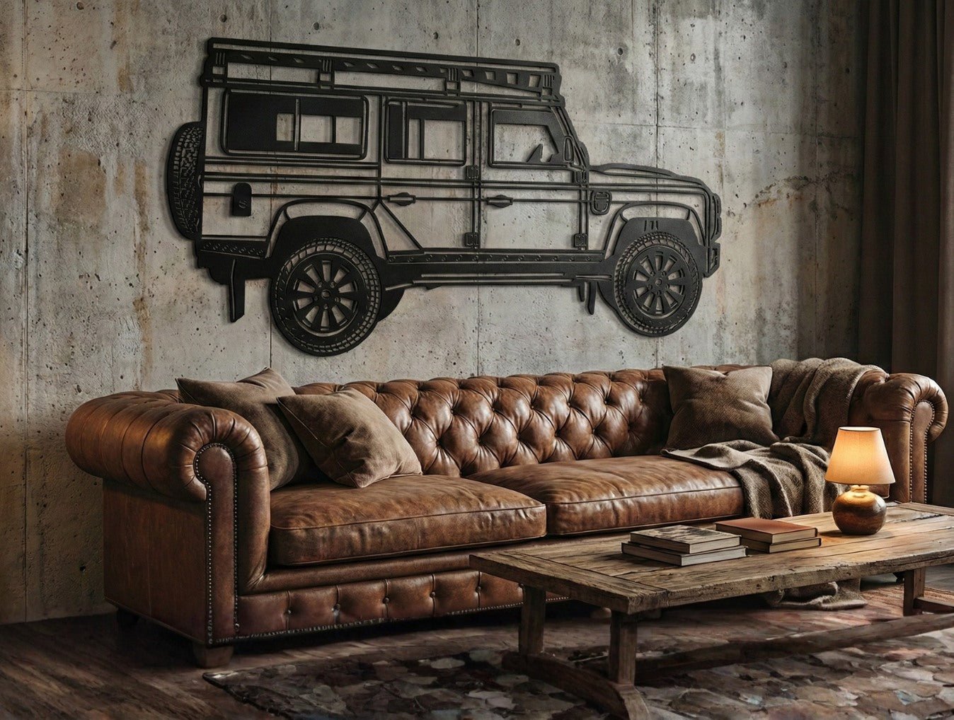 Defender 110 Metal Wall Art - MET - AL
