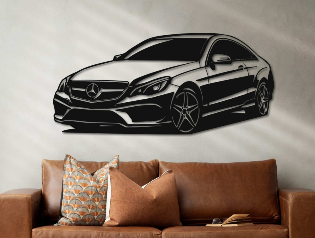 E - Coupe Metal Wall Art - MET - AL